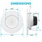 Luxrite 5/6 Inch Gimbal LED Recessed Can Light 5 CCT Selectable 2700K-5000K 11W 1100LM Dimmable LR23043-1PK - alternate 3